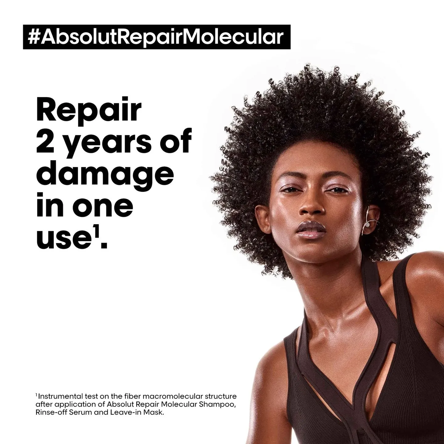 Absolut Repair Molecular - Sulfate-Free Molecular Repairing Shampoo For Damaged Hair