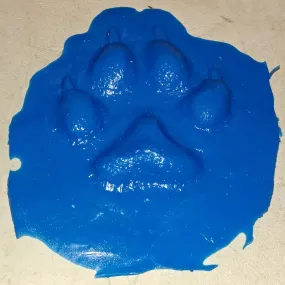 Animal Print Rubber Mold Stamp for Concrete - Wolf Track