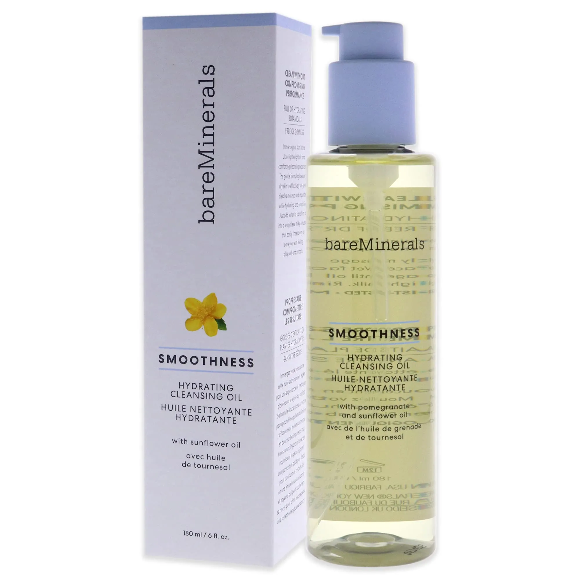 bareMinerals Smoothness Hydrating Cleansing Oil For Unisex 6 Oz Cleanser