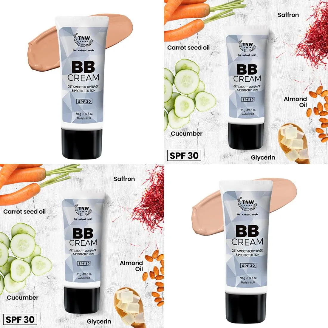 BB Cream - With SPF 30 (Ayurvedic & Paraben-Free)