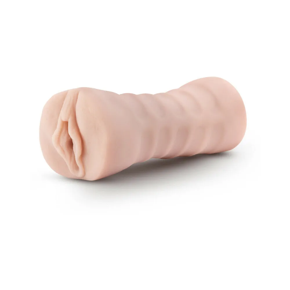 Blush M for Men Ashley Vagina Stroker with Bullet Vibrator Beige