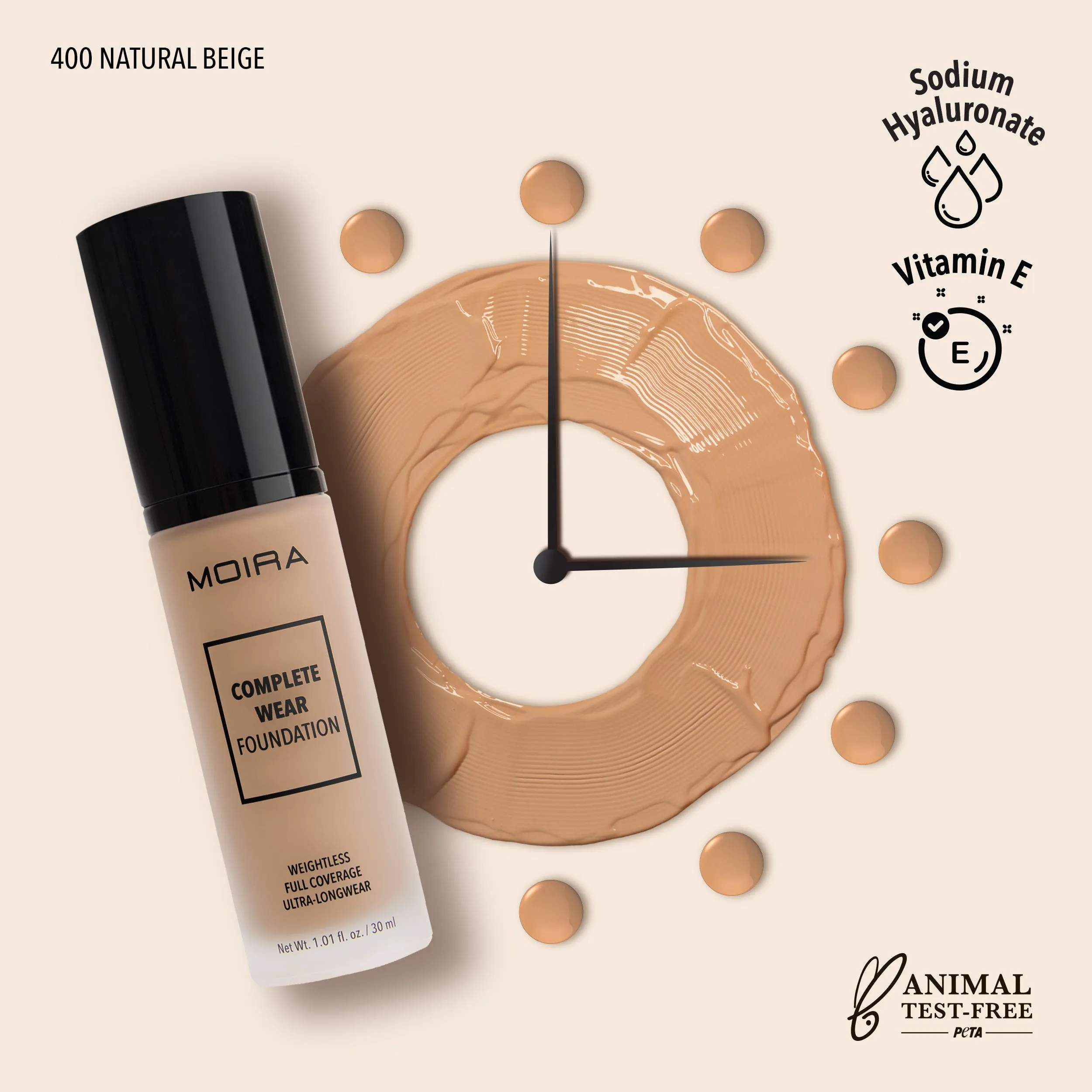 Complete Wear™ Foundation (400, Natural Beige)