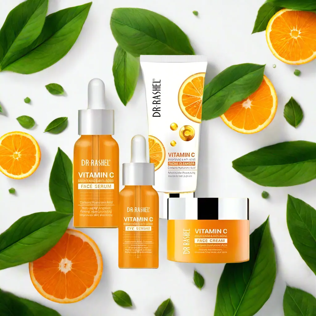 Dr. Rashel Vitamin C Brightening & Anti Aging 4-Pieces Series