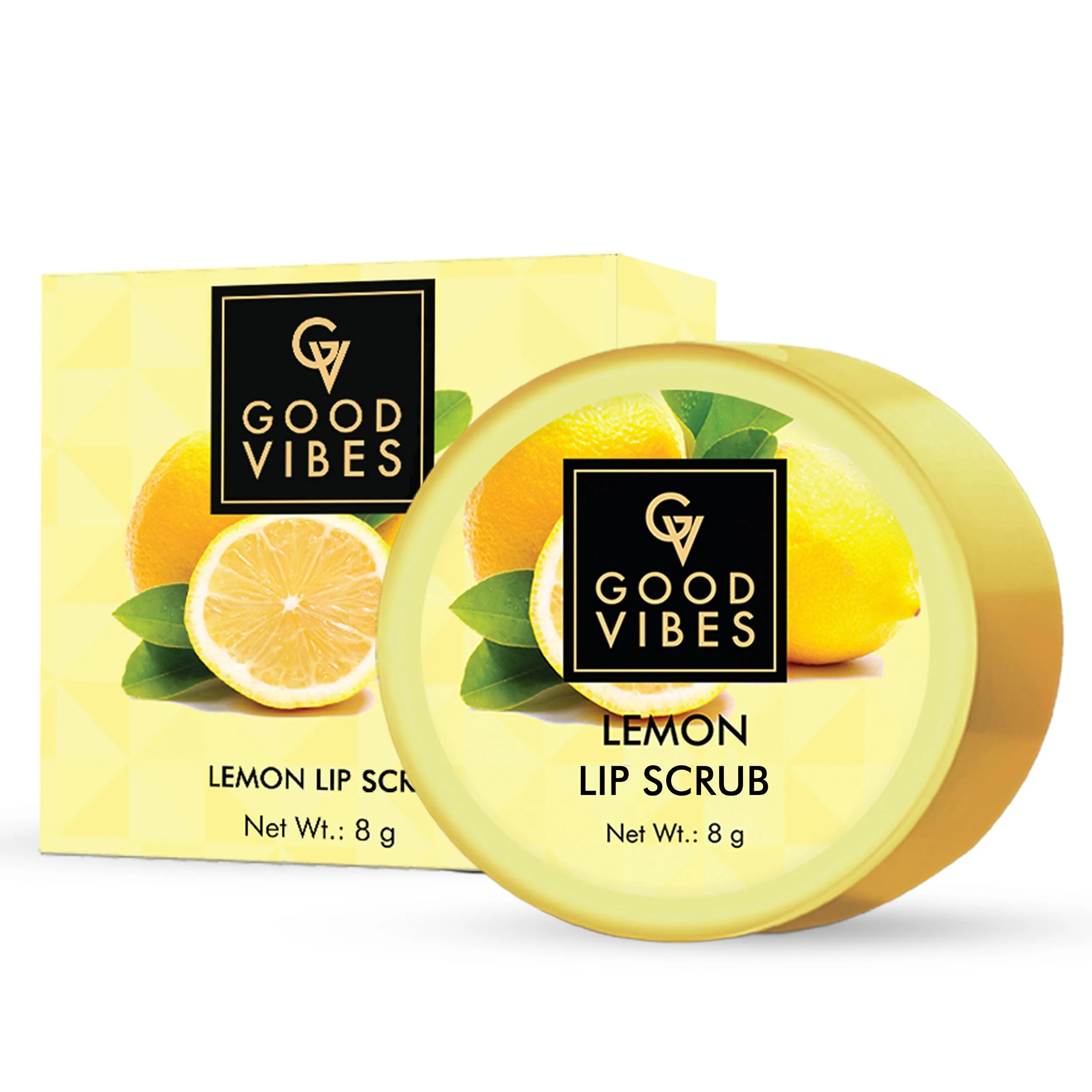 Good Vibes Lip Scrub - Lemon (8 gm)