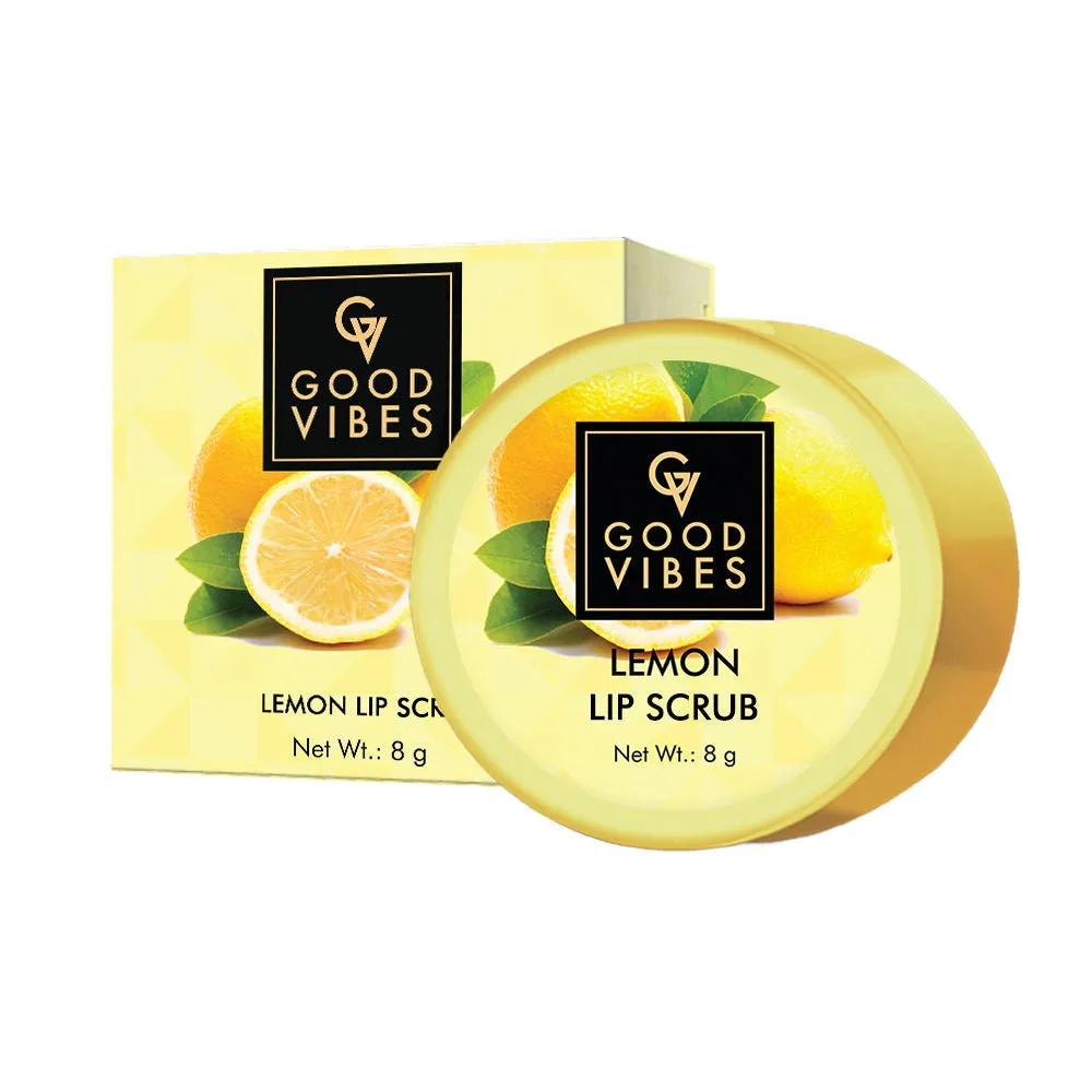 Good Vibes Lip Scrub - Lemon (8 gm)