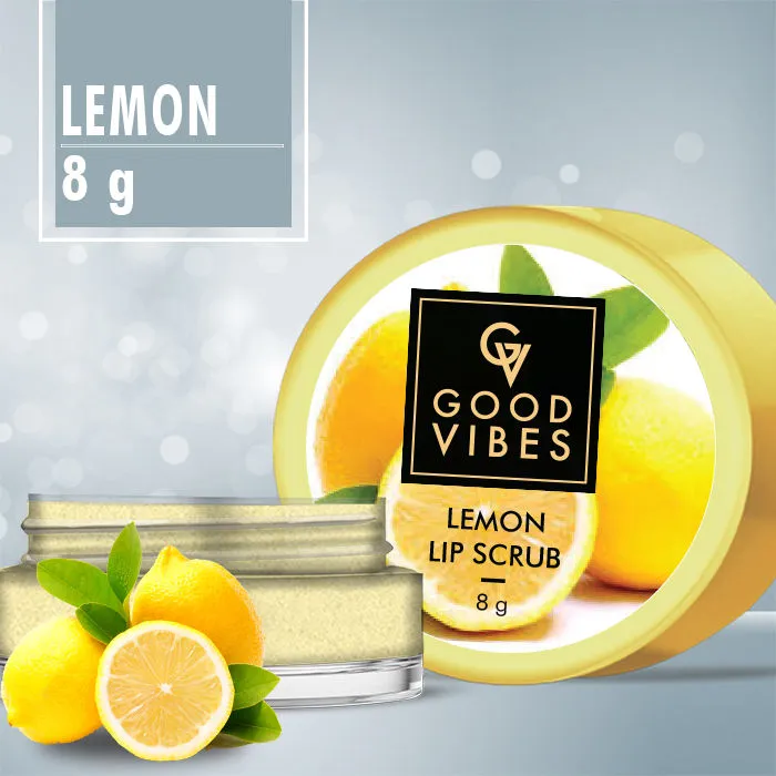 Good Vibes Lip Scrub - Lemon (8 gm)