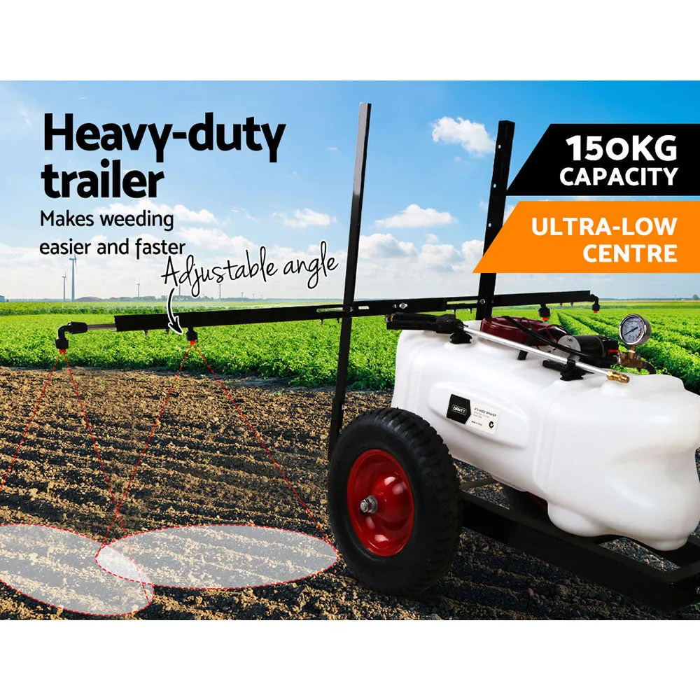 Heavy-Duty 100L Weed Sprayer Trailer w/ 150kg Capacity - Giantz