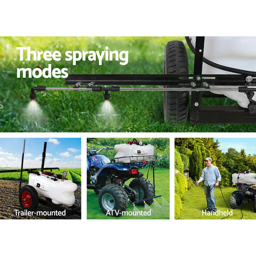 Heavy-Duty 100L Weed Sprayer Trailer w/ 150kg Capacity - Giantz