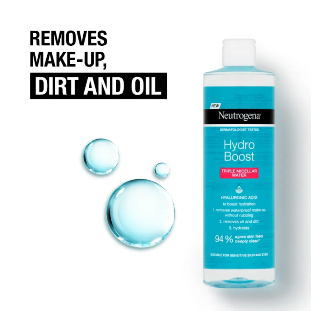 Neutrogena Hydro Boost Triple Micellar Water 400ml