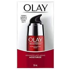 Olay Regenerist Micro-Sculpting Serum with Hyaluronic Acid Face Moisturizer 1.7 Fl Oz