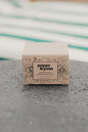 Poppy & Pout Lip Scrub - Island Coconut