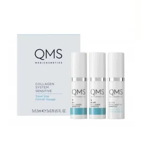 QMS Collagen System Sensitive Set 3 x 5.5ml (Travel Size Voyage)