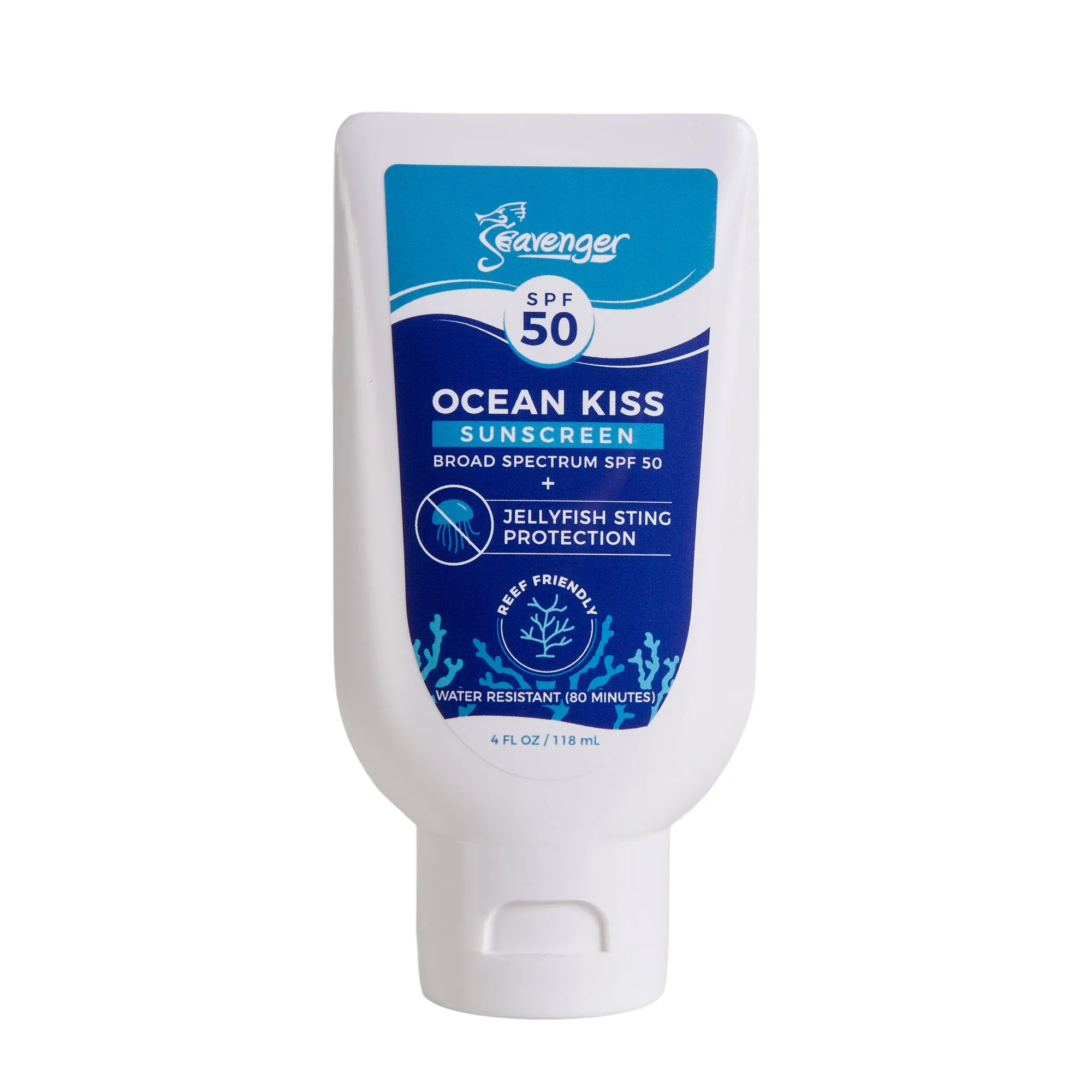 Seavenger Ocean Kiss Reef Safe Anti Jellyfish Sting Protection Sunscreen SPF 50