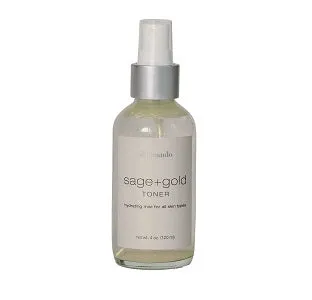 Skincando Sage and Gold Toner