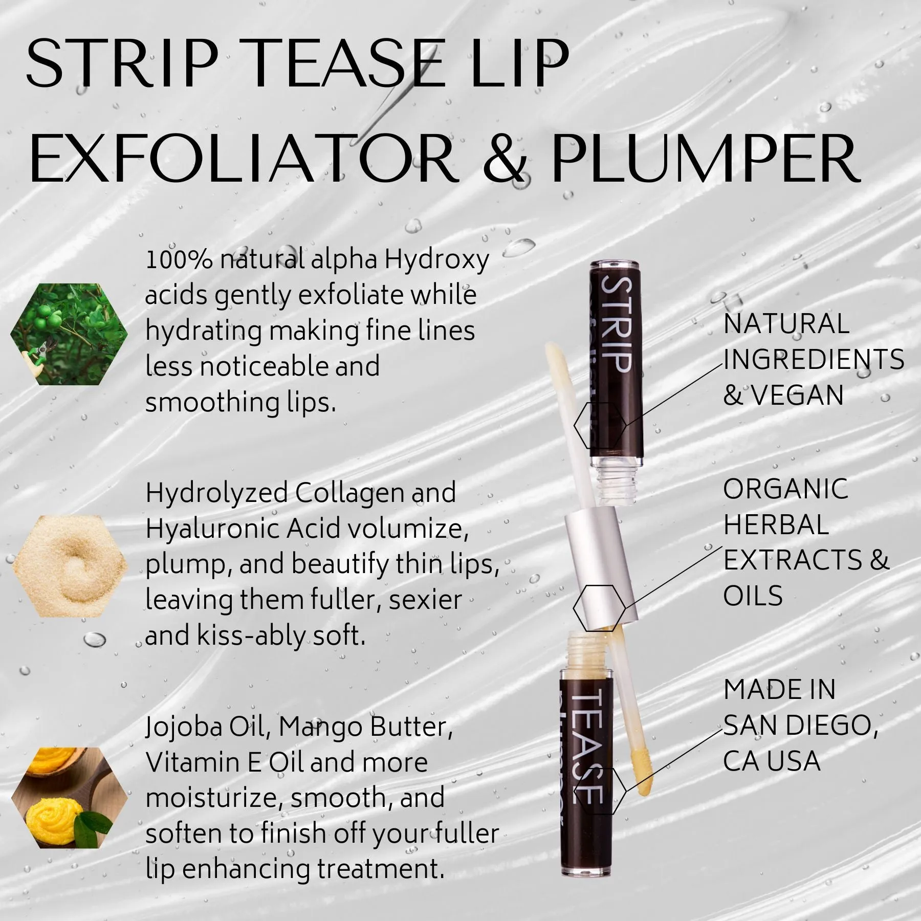 Strip - Tease Lip Exfoliator & Plumper