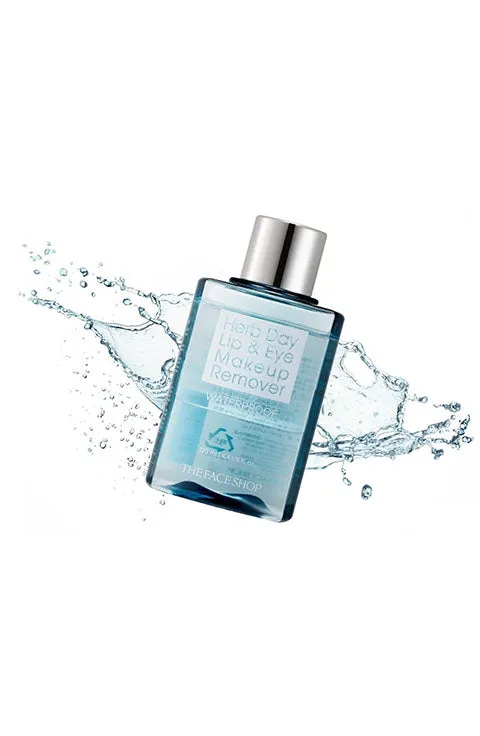 THE FACE SHOP Herb Day Lip & Eye Waterproof Makeup Remover 130ml