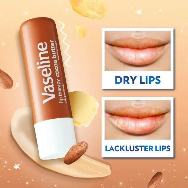 Vaseline Lip Therapy Lip Balm Mini Stick Cocoa Butter - 4.8gm