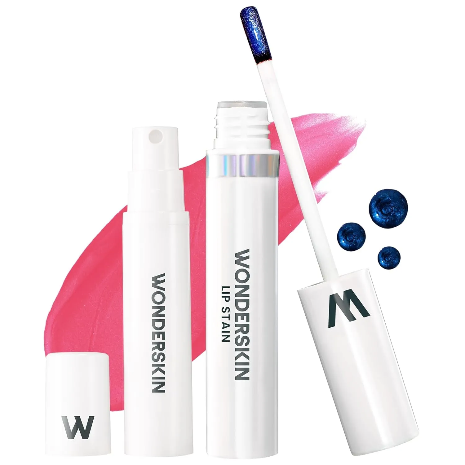 Wonderskin Wonder Blading Lip Stain Peel off and Reveal Kit - Long Lasting, Waterproof Pink Lip Tint, Transfer Proof Natural Lip Stain Kit (Beautiful)