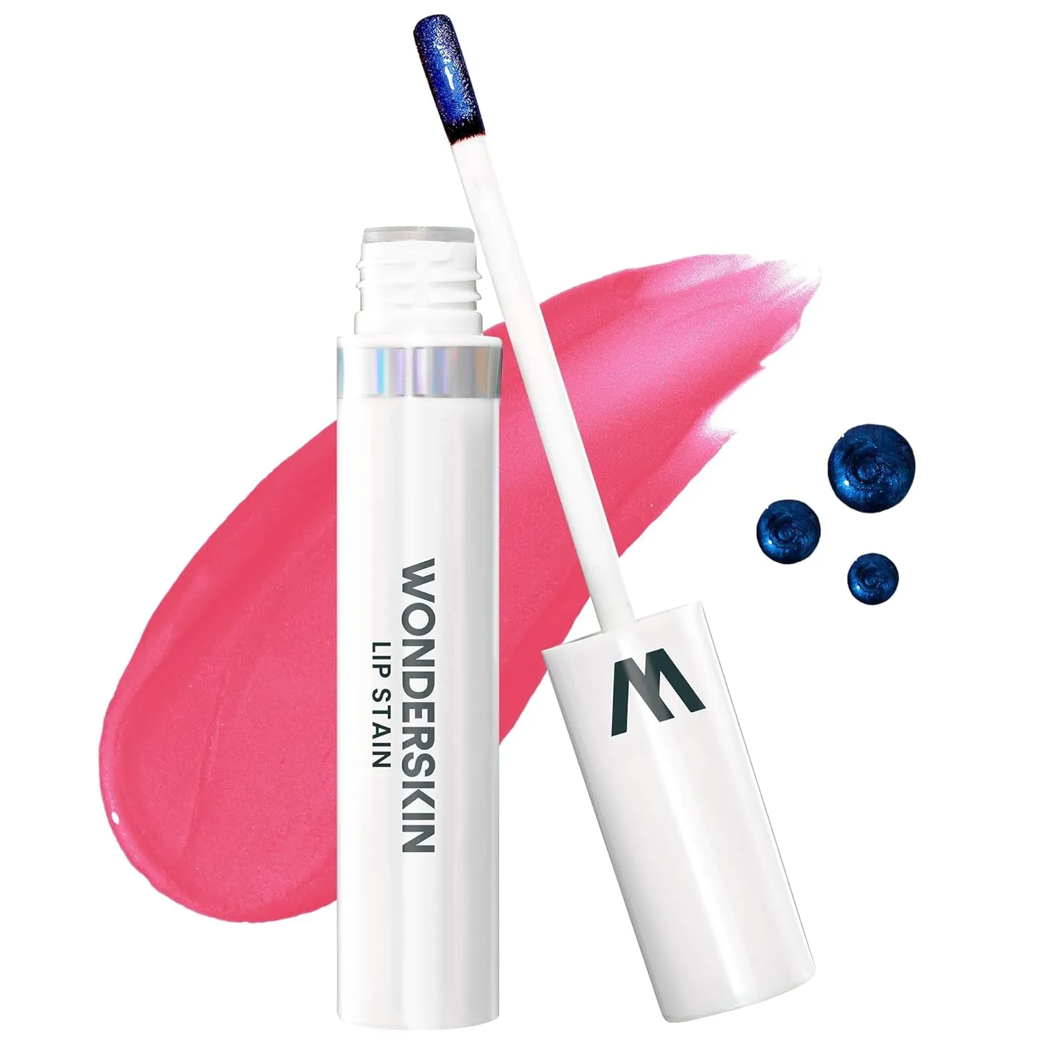 Wonderskin Wonder Blading Lip Stain Peel off and Reveal Kit - Long Lasting, Waterproof Pink Lip Tint, Transfer Proof Natural Lip Stain Kit (Beautiful)